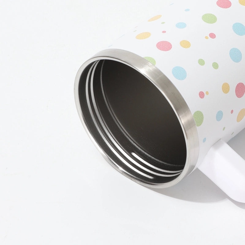 Adorable Polka Dot 304 Stainless Steel Insulated Thermos Cup 1 Pc|Drinkware & Thermoses