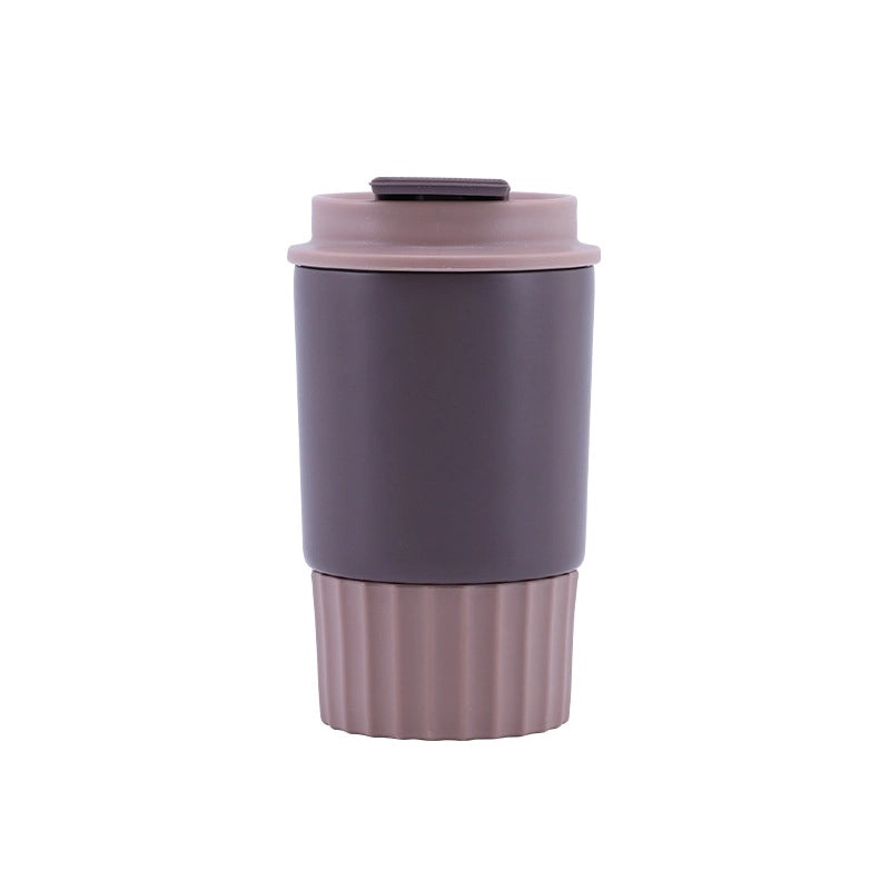 Sleek Stainless Steel and Silicone Thermos Bottle|Drinkware & Thermoses