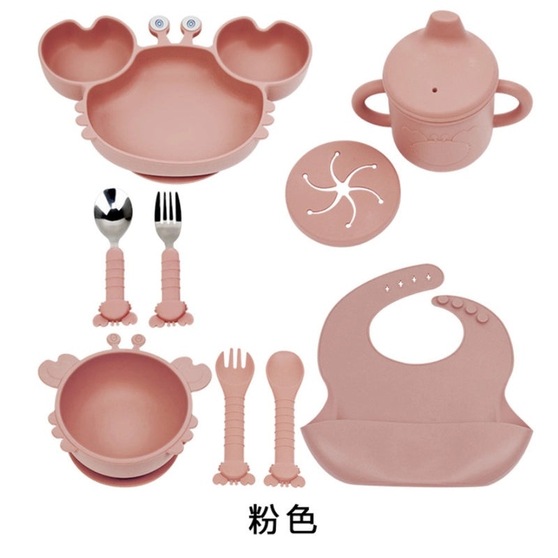 Casual Vacation Solid Color Silicone Tableware Single Piece Set|Kitchen & Dining
