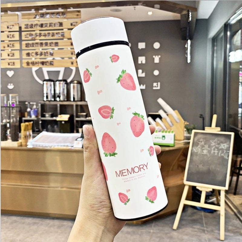 Adorable Strawberry Stainless Steel Thermos Cup 304 Grade 1 Piece | Drinkware & Thermoses