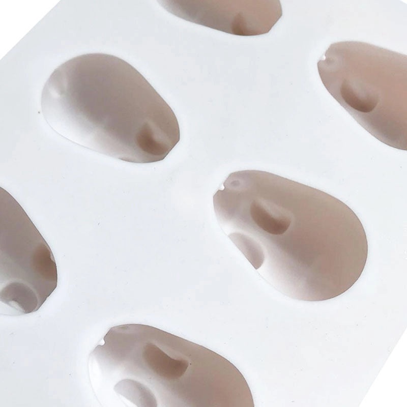 6-piece Bunny Rabbit Silicone Mold for Ice Cream Jelly Pudding DIY Mousse Cake | Kitchen Bakeware Molds