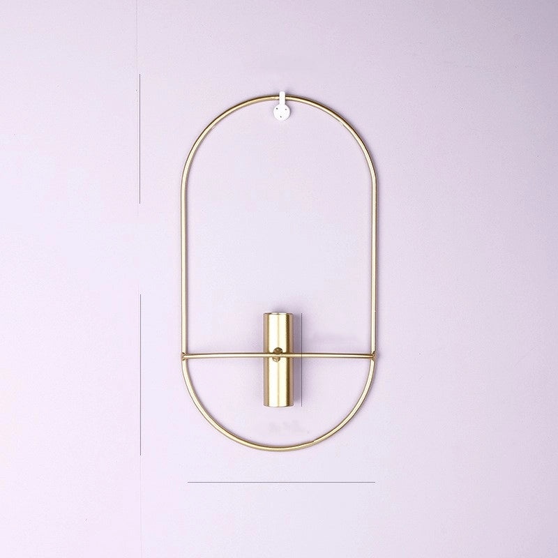 Elegant Solid Color Iron Wall Decor | Home Decor