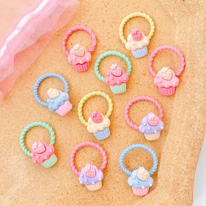 Gentle Baby Hair Bands, Soft Rubber Hair Ties for Kids, Non-Damaging Korean Style Hair Accessories|Childrens Hair Accessories