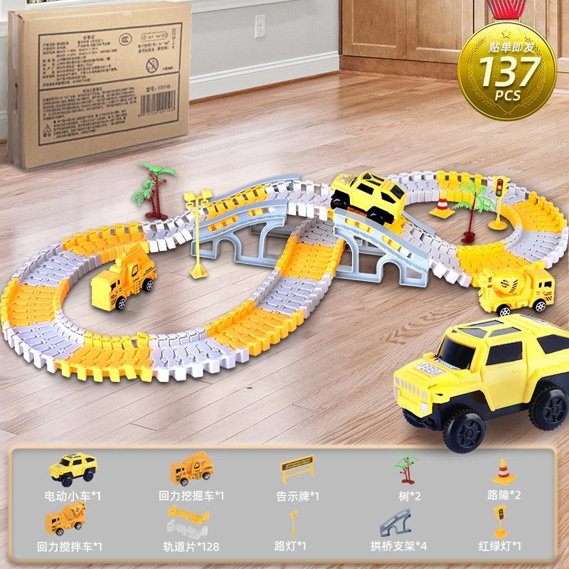 Explosions Kids Educational DIY Electric Rail Car Toy Stall | Educational Toys & DIY Kits