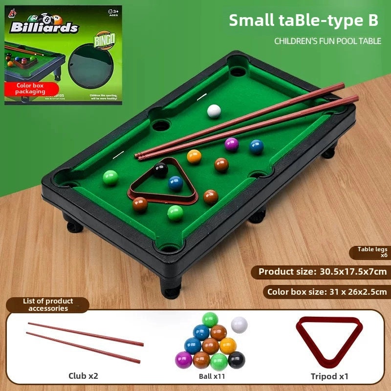 儿童迷你桌上台球玩具 2合1亲子互动礼物|儿童益智玩具