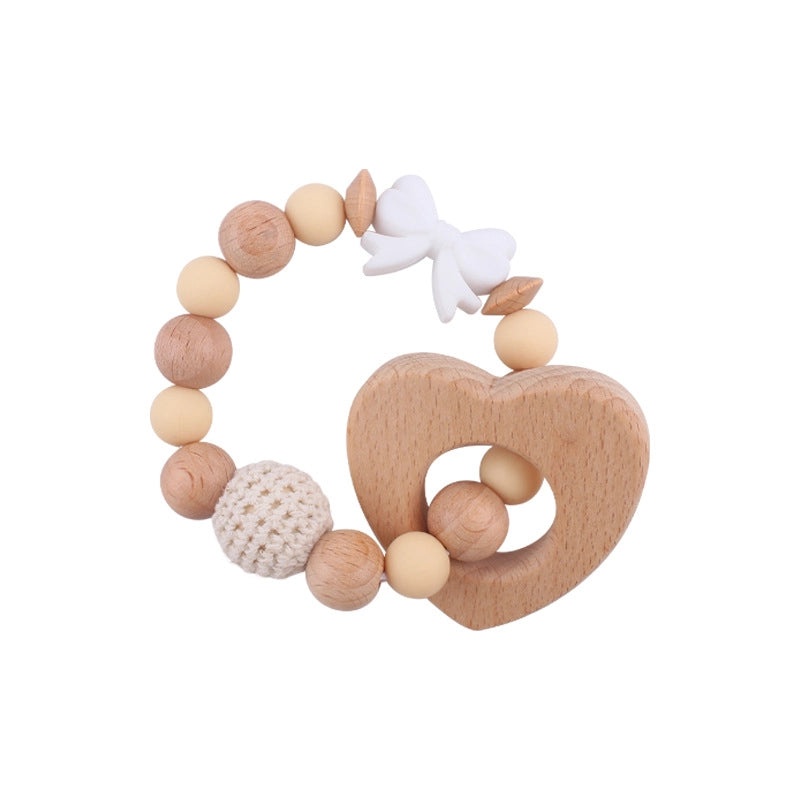 3 Pcs Heart Bow Knot Baby Hair Clips Soft Silicone Accessories|Baby Hair Accessories