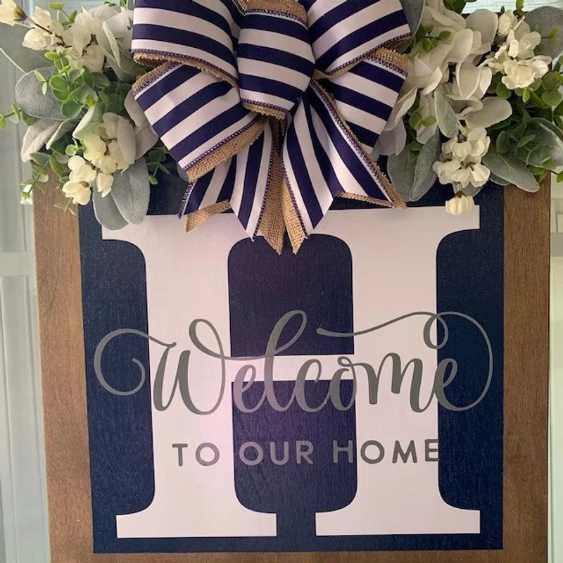 Elegant Wooden Letter Pendant with Bow Knot Design|Jewelry & Accessories