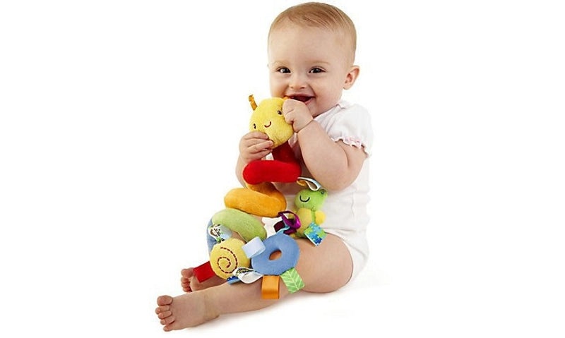 Colorful Plush Rattle Bed Bell Toy for Babies|Baby Toys & Accessories