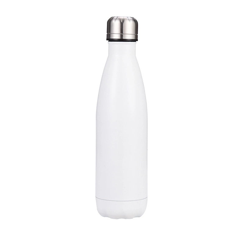 Stainless Steel Water Bottle Single Piece Casual Solid Color | Drinkware & Hydration