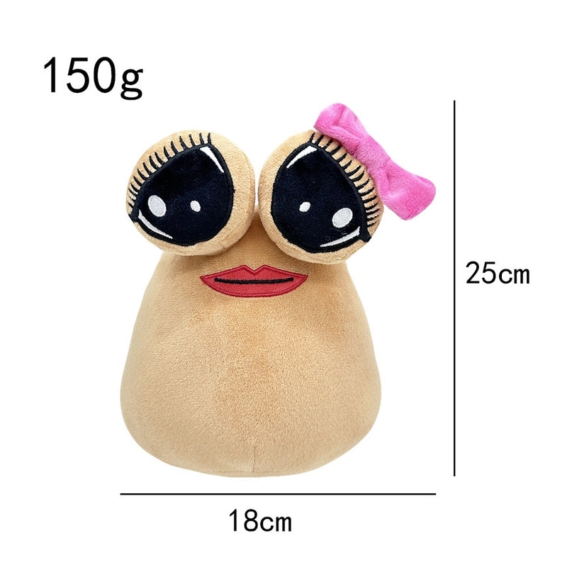 Cute Pou Plush Toy Doll Soft Pet Character Plushie|Plush Toys & Stuffed Animals