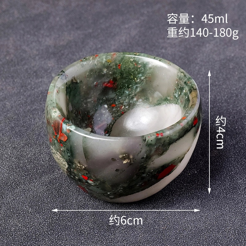 Women's Classic Crystal Teacup For Home Decor Pink White Heart Shaped