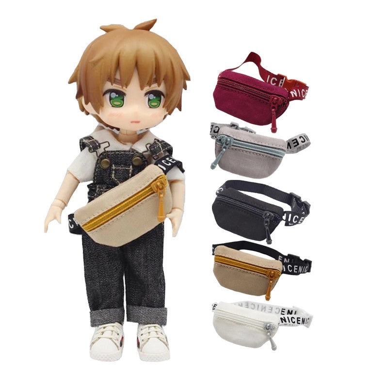 Ob11 Small Shoulder Bag for 6/8/12 Points BJD Dolls Universal DOD Messenger Waist Travel Bag|Doll Accessories