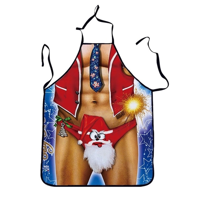 Stylish Cartoon Linen Apron for Kitchen Cooking|Kitchen & Dining