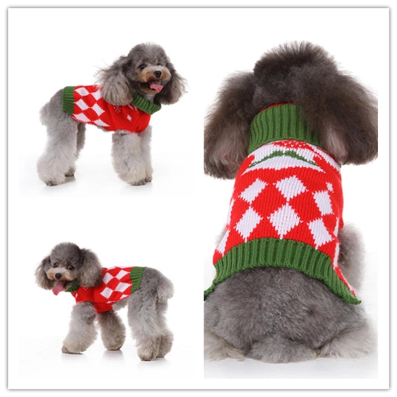Cozy Polyester Christmas Reindeer Pet Outfit | Holiday Pet Apparel