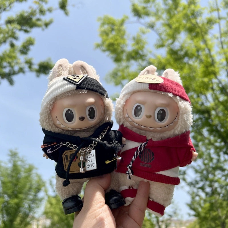 17cm Vinyl Blind Box Doll Pendant for Trendy Vest Sweater Suit | Fashion Accessories