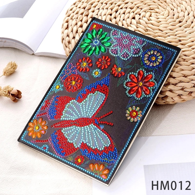 Retro Floral Butterfly PU Leather Stickers for Crafts and Decor|Craft Supplies & Stickers