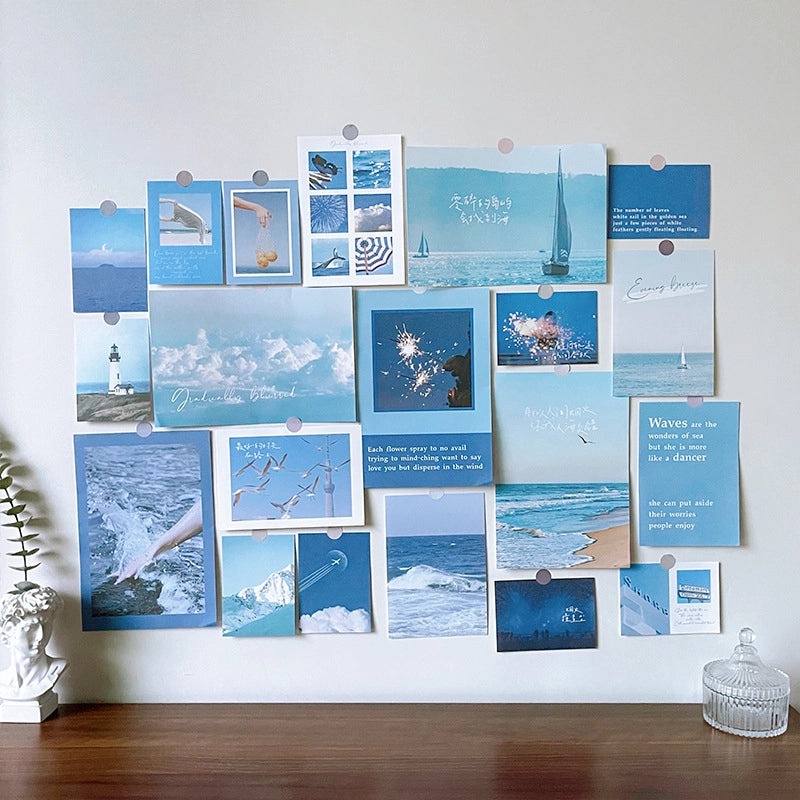 Vintage Style Oil Painting Landscape Paper Wall Decal | Home Decor