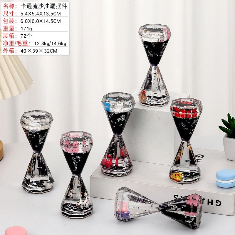 Creative Cartoon Liquid Oil Drop Ornament Transparent Acrylic Pressure Relief Craft|Home Decor Gifts