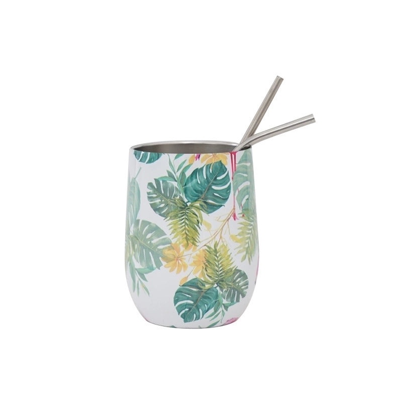 Cute Floral Cartoon Stainless Steel Water Bottle 500ml | Drinkware & Bottles