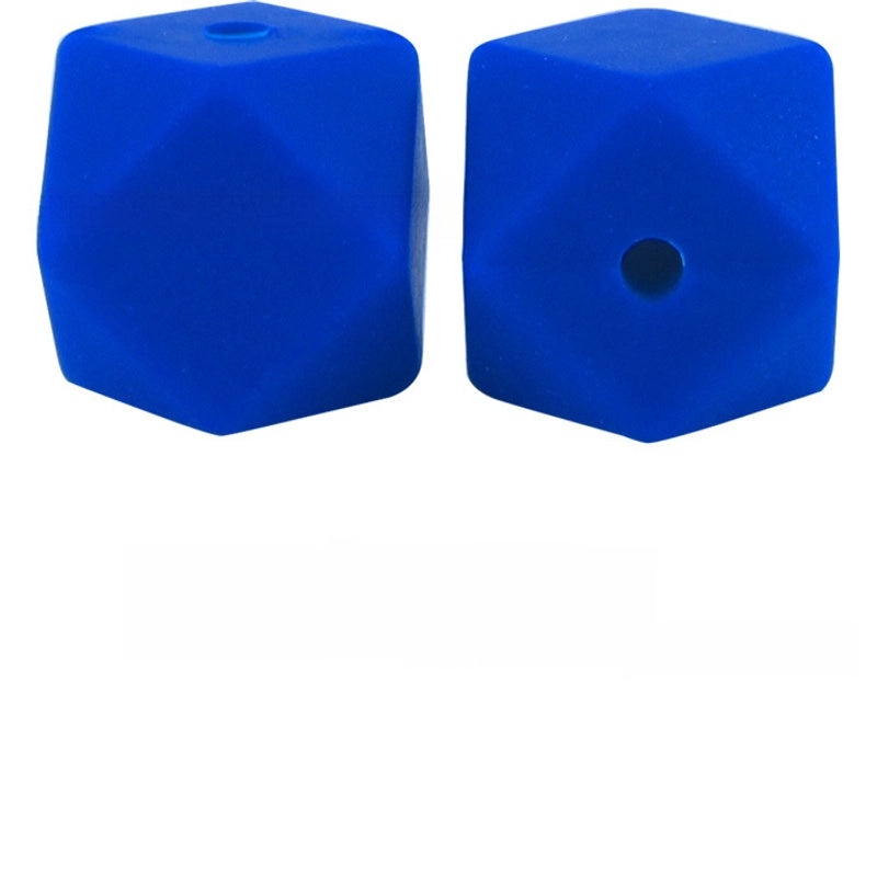 17mm Silicone Octagonal Beads for Pacifier Chains DIY Accessories | Baby & Mom Essentials