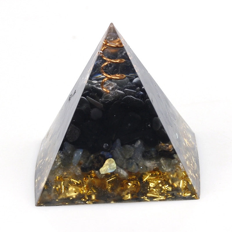 Minimalist Pyramid Resin Crystal Decoration for Home or Office | Home Decor