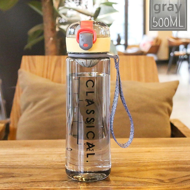 High-Capacity Plastic Sports Water Bottle with Bounce Lid | Sports & Outdoor Accessories