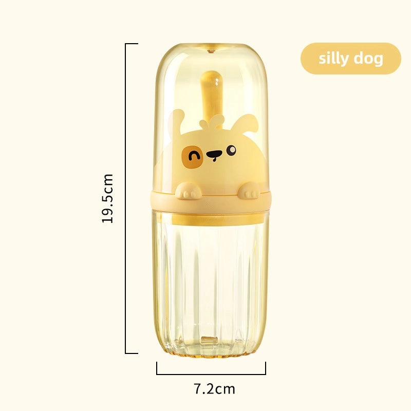 Portable Toothbrush Storage Box with Gargle Cup Travel Wash Set | Travel Accessories