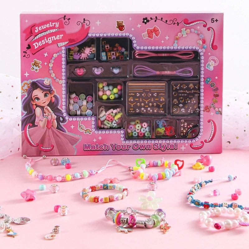 Beaded Suit for Kids Ages 7-16 Solid Color Plastic Toy Bead Set|Children's Toys & Beaded Crafts