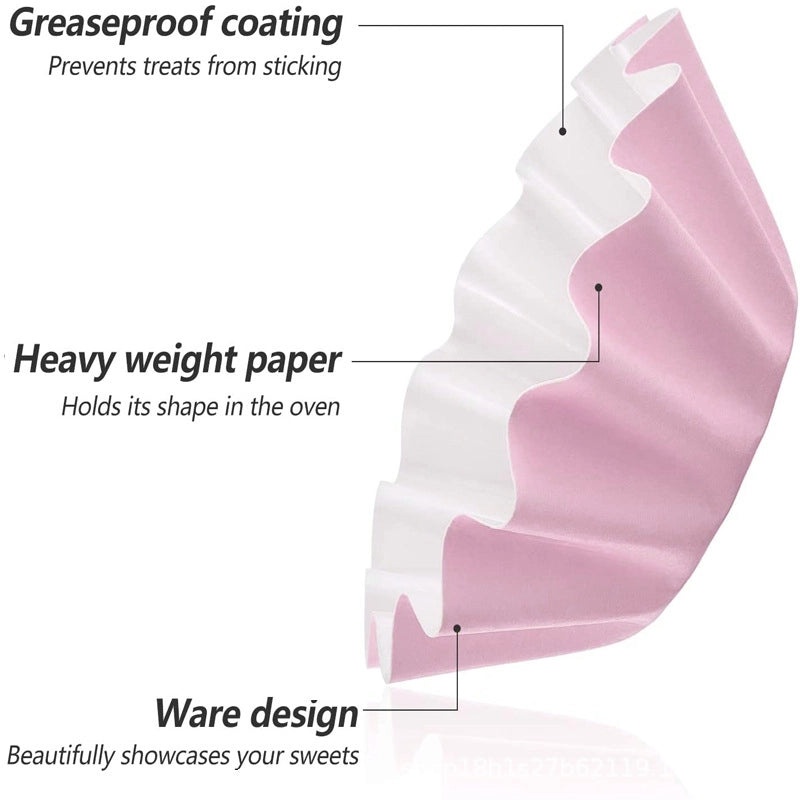 Simple Solid Color Paper Cupcake Holders|Baking Supplies