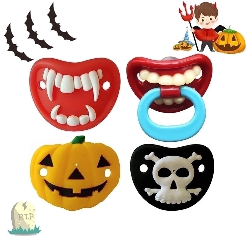 Halloween Cute Funny Pumpkin Skull Silicone Keychain 1 Piece|Halloween Accessories