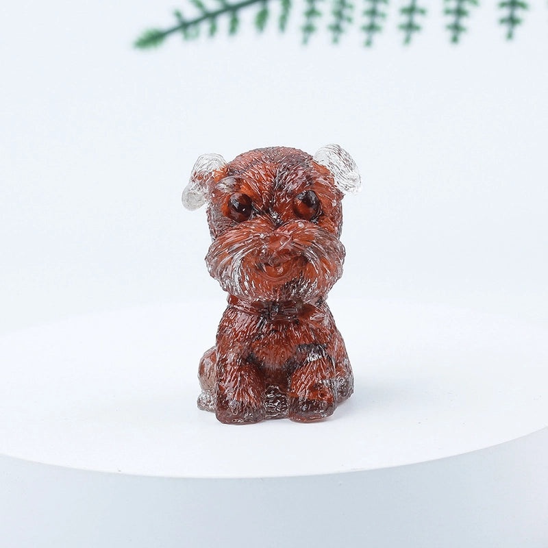 Adorable Dog Shaped Crystal Figurines for Home Decor|Decorative Figurines