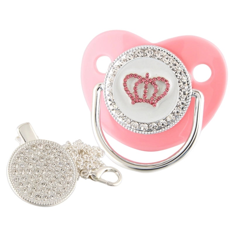 Adorable Double Heart Crown Silicone Baby Accessories|Baby Accessories & Jewelry