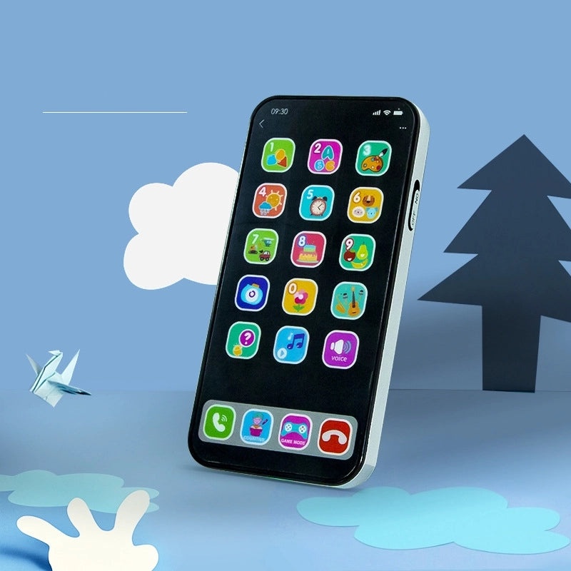 Interactive Kids Apple Phone Toy with Music Early Learning Educational Mobile Model for Toddlers 0-3 Years|Educational Toys