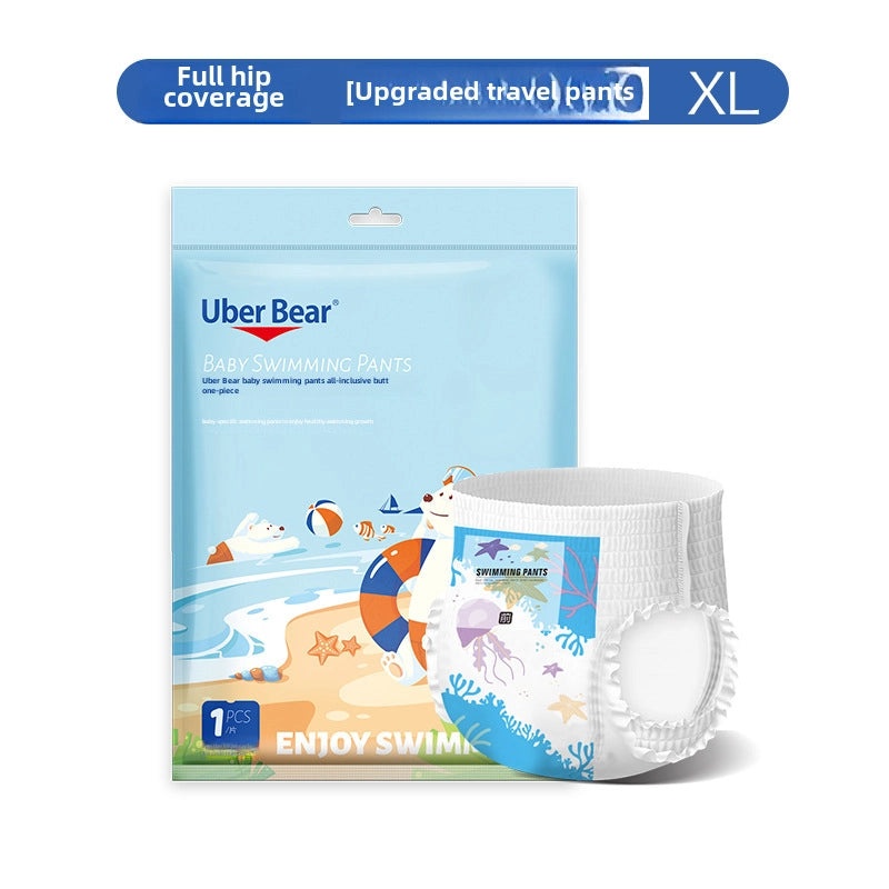 Uber Bear Baby Swimming Diapers Waterproof Disposable Pull-up Pants for Infants | Baby Swimwear & Diapers