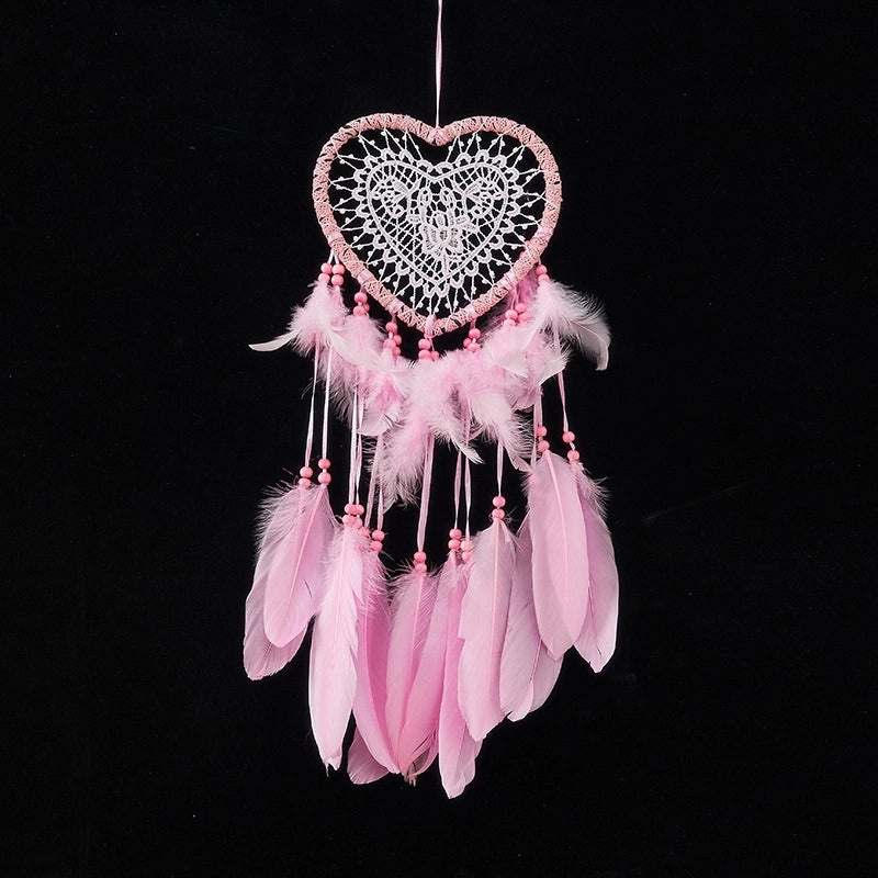 Hollow Heart Dream Catcher Lantern Hanging Ornaments for Nordic Wedding and Christmas Decor|Home Decor