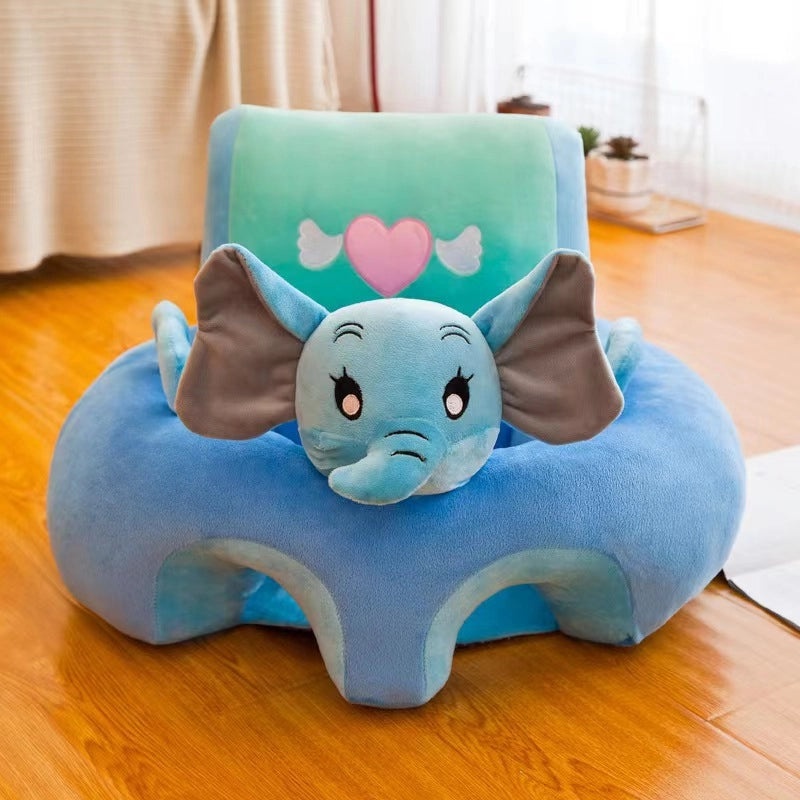 Cartoon Plush Baby Learning Sofa Chair Soft Children's Lazy Seat Comfortable Baby Gift|Baby & Kids Furniture