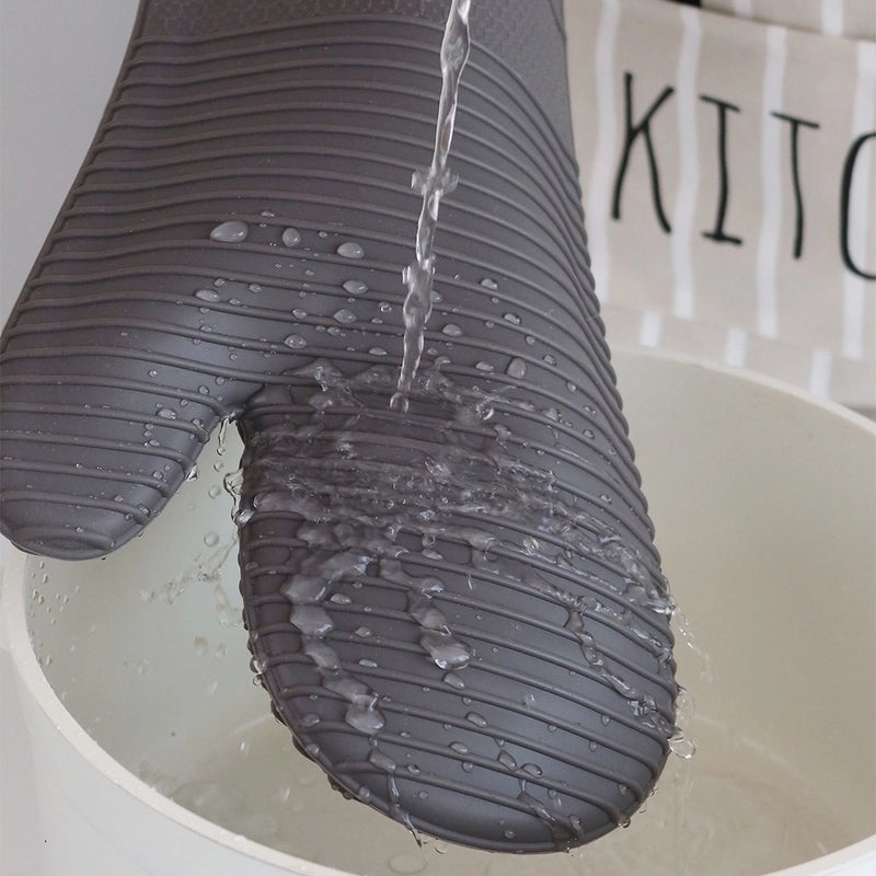 Heat Resistant Cotton Gloves with Silicone Grip|Kitchen Gloves & Heat Protection