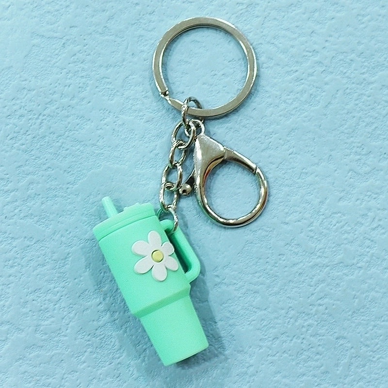 Cartoon Floral Soft Rubber Unisex Cup Charms|Drinkware Accessories