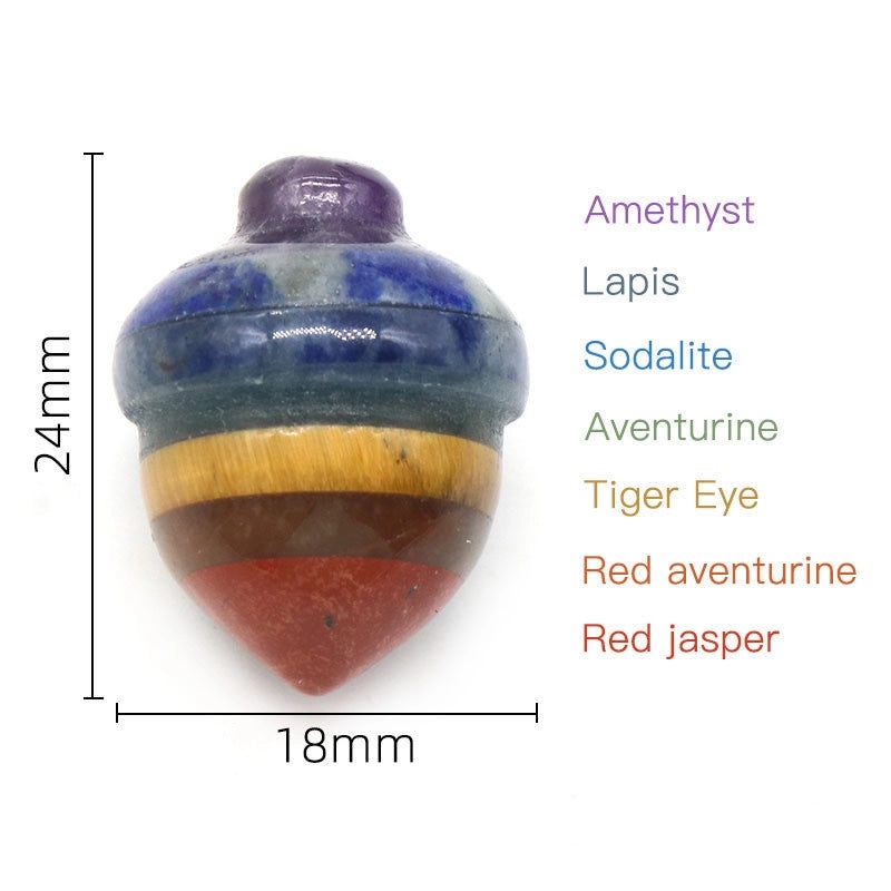 Natural Amethyst & Jade Multi-Stone Crystal Pendant | Jewelry Accessories