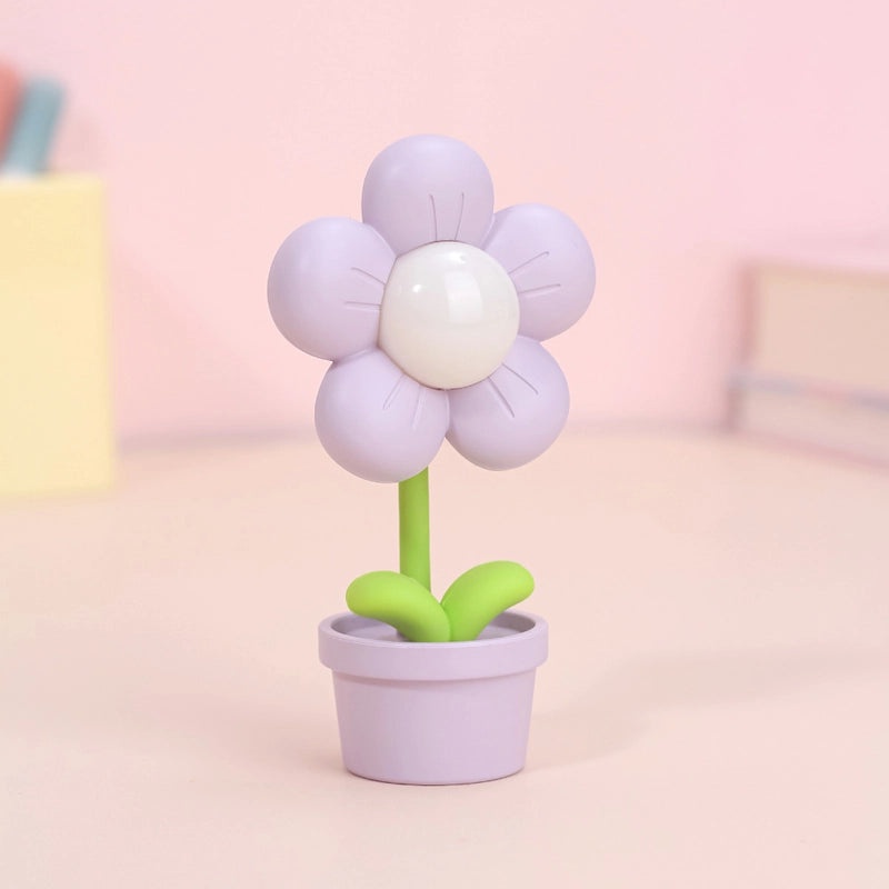 Mini Flower LED Night Light for Bedroom Ambience|Home Decor & Lighting