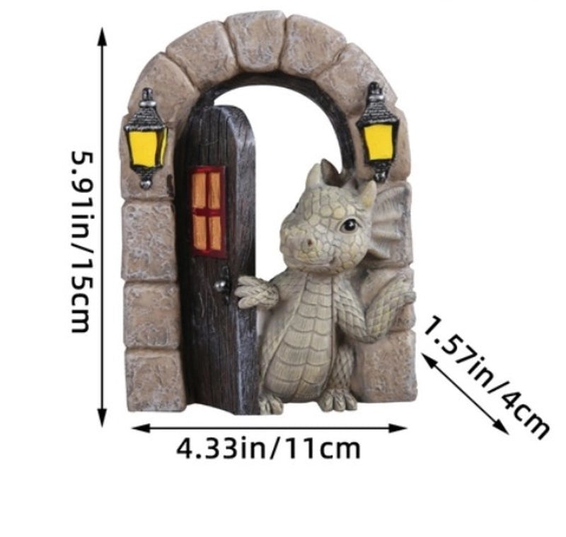 Cute Cartoon Dragon Resin Figurines|Home Decor Ornaments