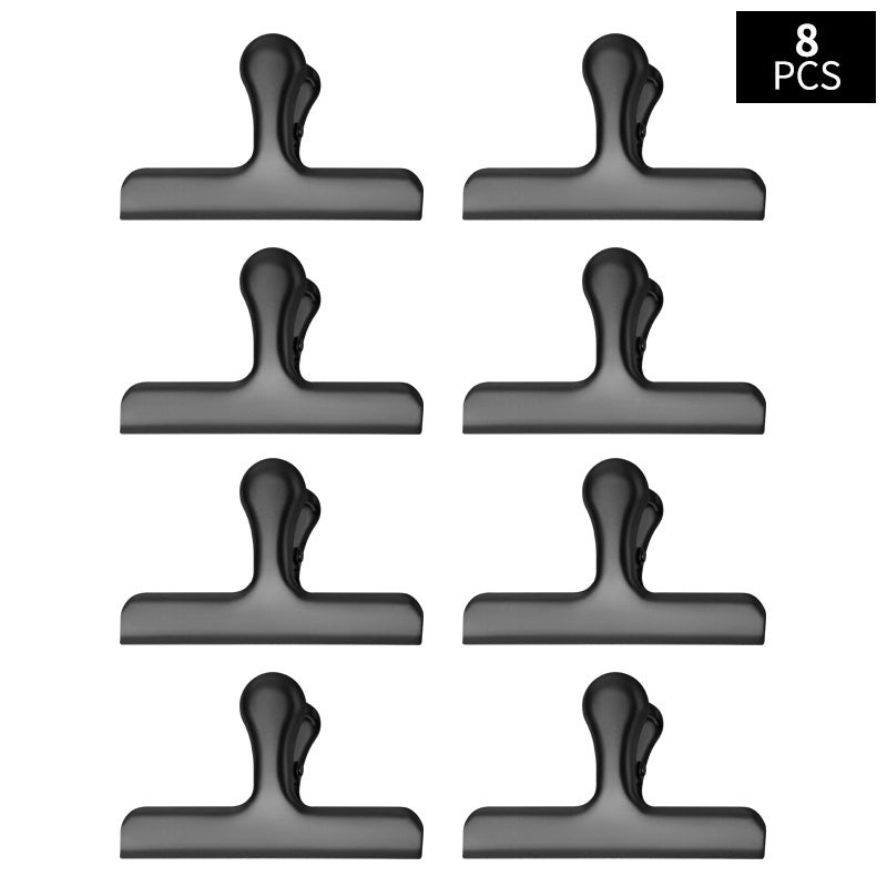 Sleek Solid Color Stainless Steel Clip with Anti-Drop Feature|Jewelry Accessories