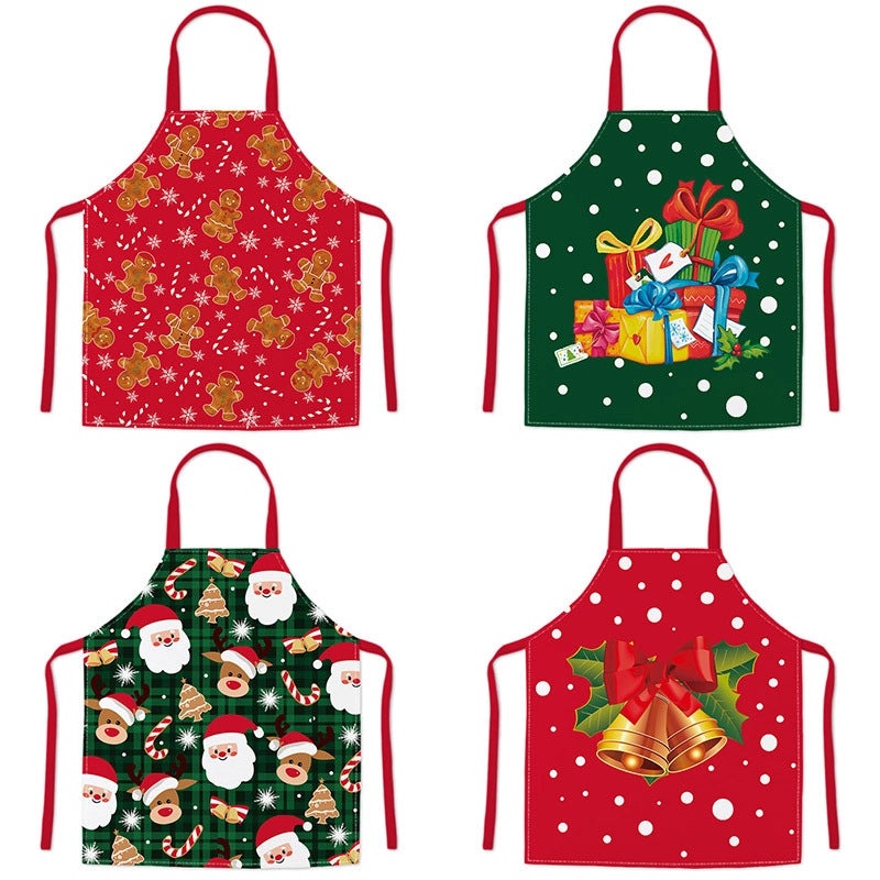 Christmas Minimalist Classic Christmas Tree Polyester Apron for Cooking 1 Piece | Kitchen & Dining Accessories