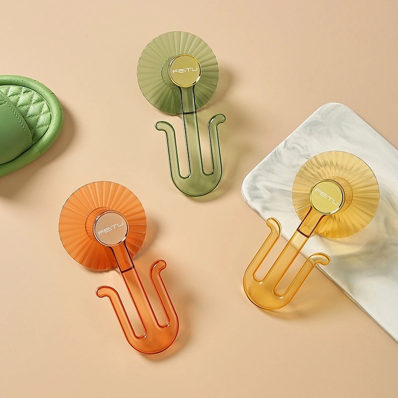 Simple Design Solid Color ABS PET Hooks|Home Organization Accessories