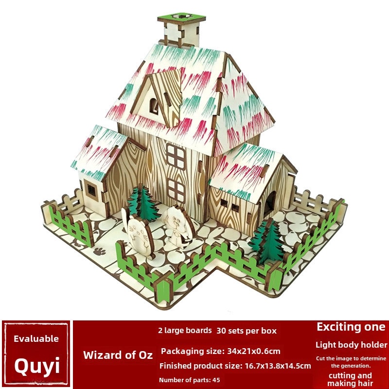 Handmade Wooden 3D Puzzle for Kids and Adults | Educational Toys & Games