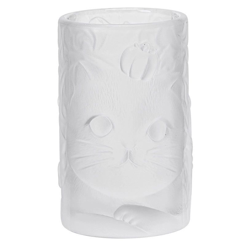 Adorable Cat Glass Tumbler 1 Piece | Drinkware