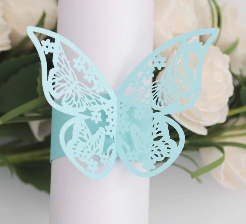 Retro Animal Butterfly Napkin Ring Synthetic Fibre 1 Pc|Home Decor Table Accessories