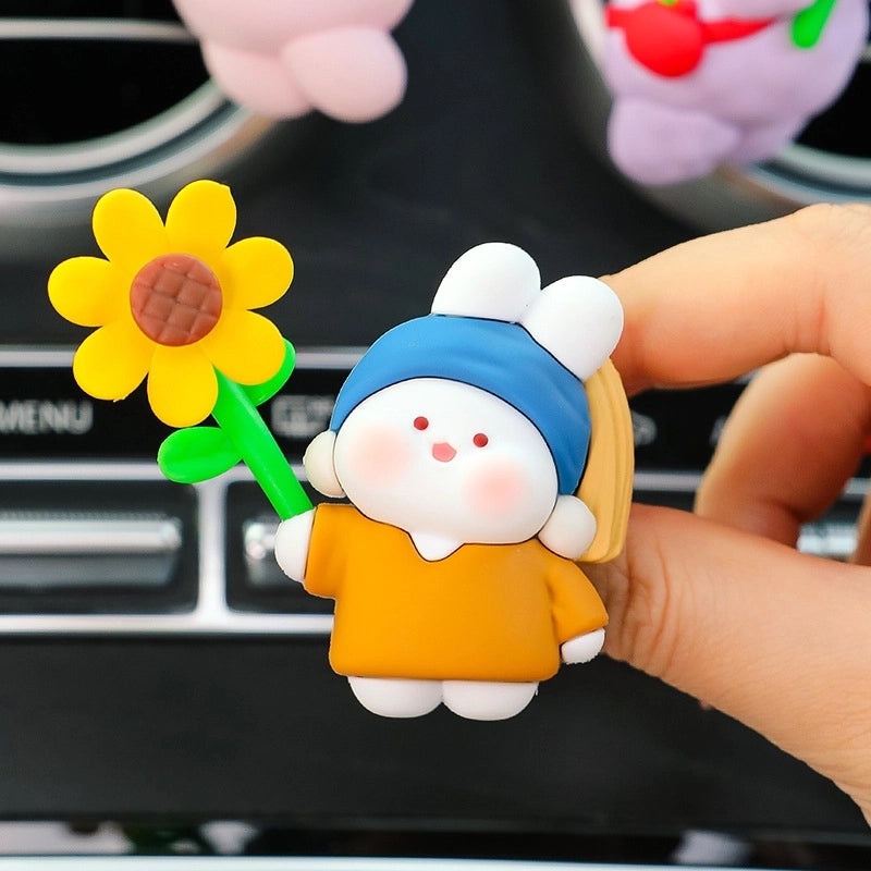 Cartoon Car Air Vent Perfume Diffuser Decorative Floating Animal Car Accessories Summer Trend | Car Accessories