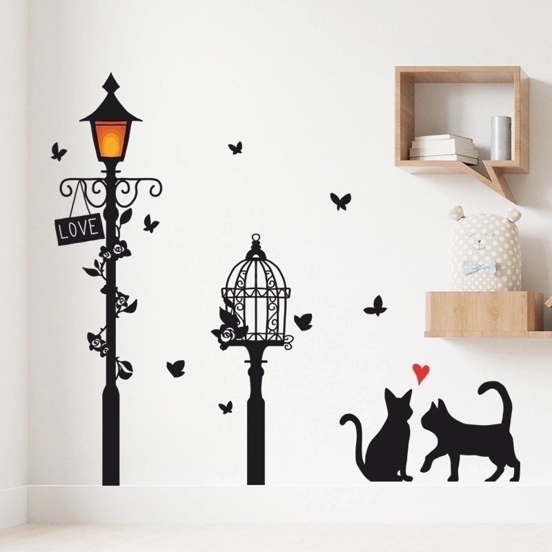 Adorable Cat PVC Wall Decal for Home Decor|Wall Stickers & Decals