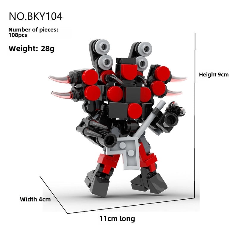 Skibidi Toilet Titan Monitor Speaker Toy TV Man Doll|Toys & Collectibles